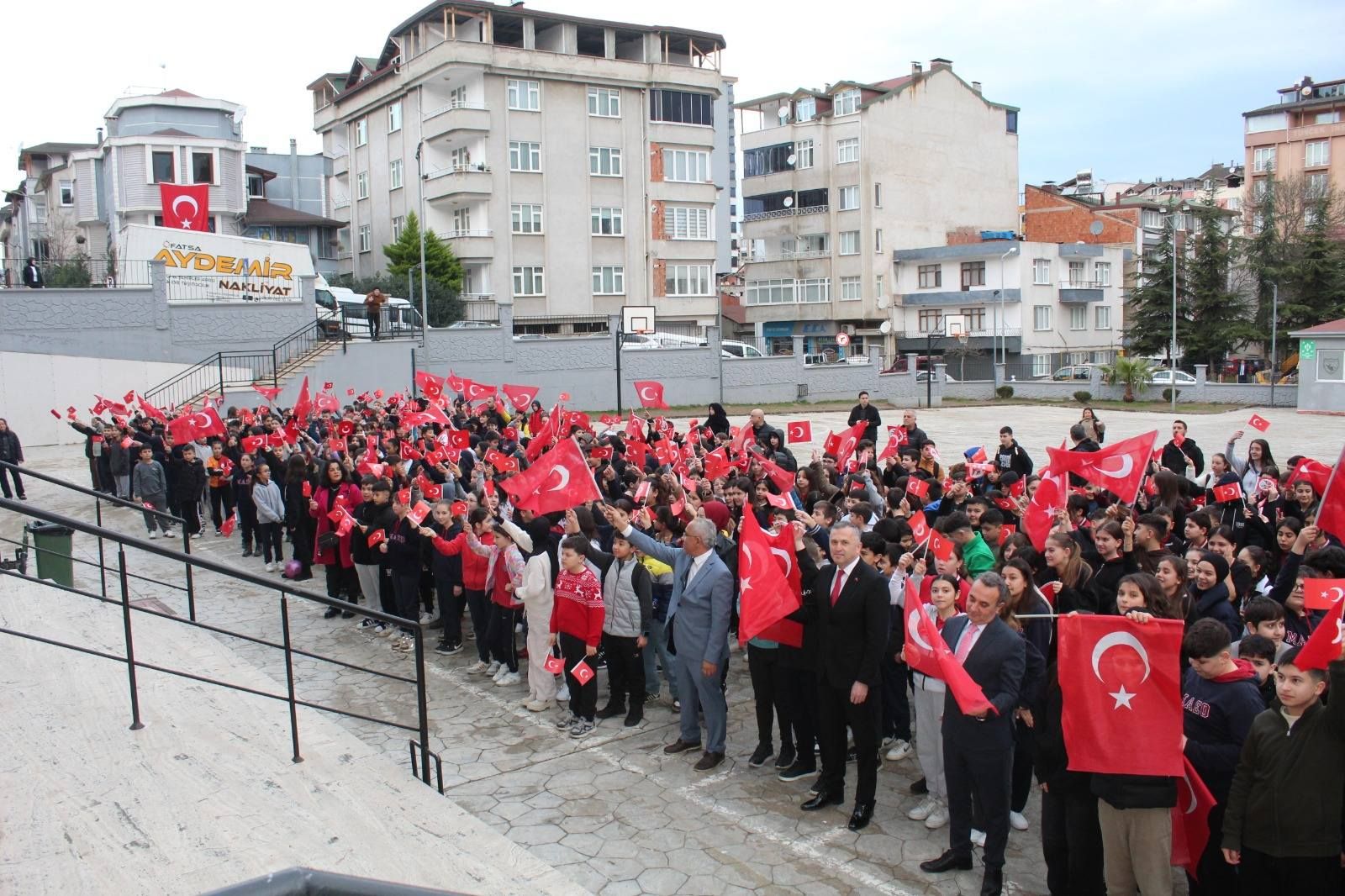 Fatsa’da Bayrak Sevgisi Ön Plana Çıktı