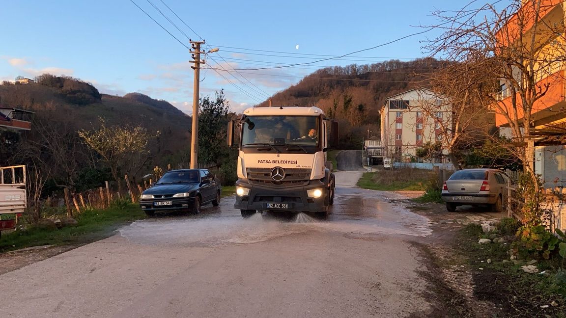 Fatsa’da Temizlik Mesaisi