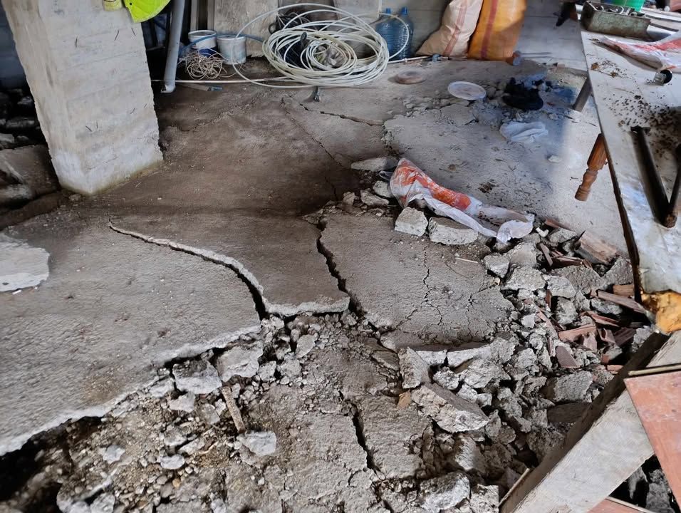 Fatsa’da Heyelan Evlere Zarar Verdi