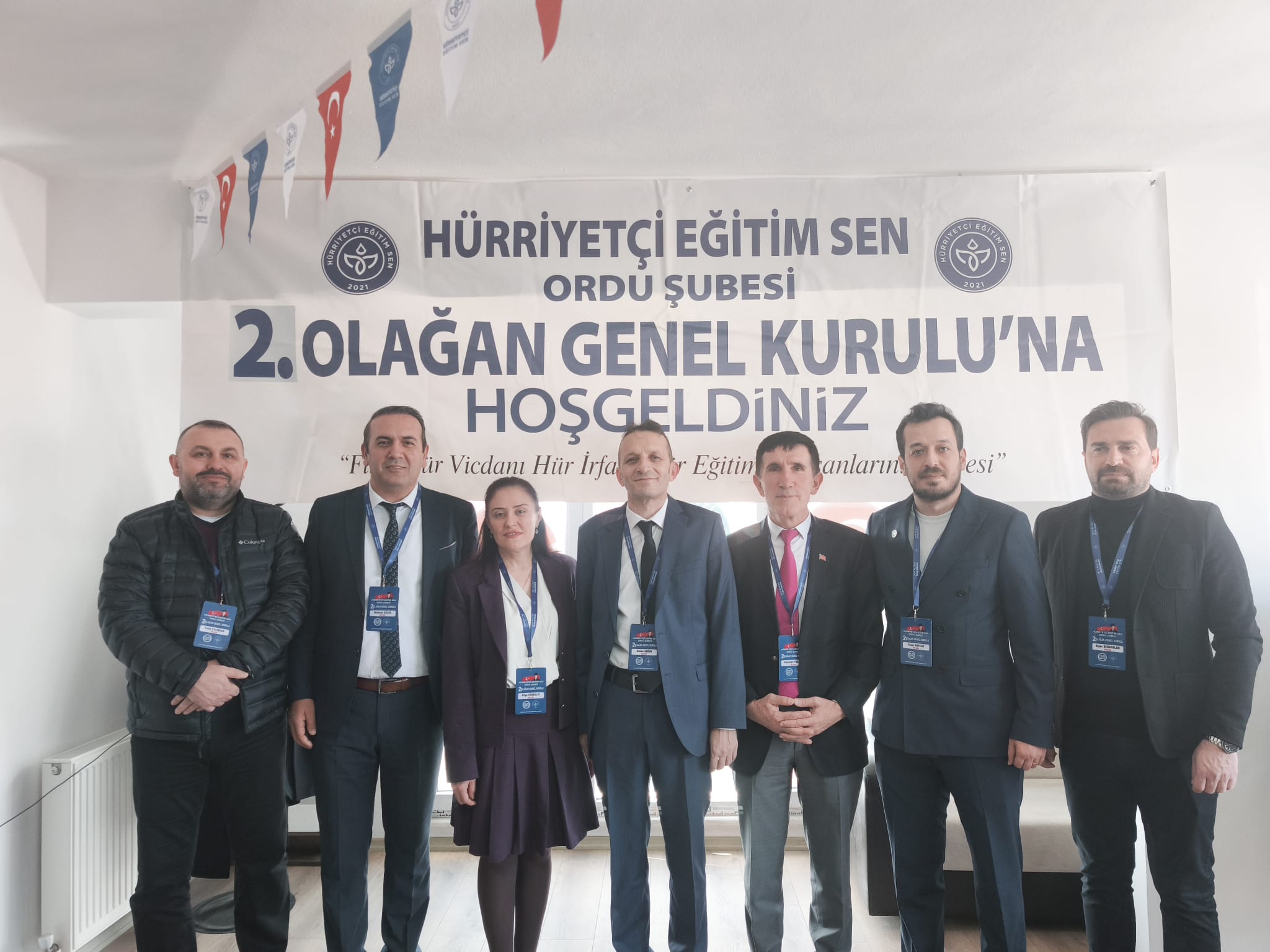 Hürriyetçi Eğitim-Sen’de Hakan Ankun Güven Tazeledi